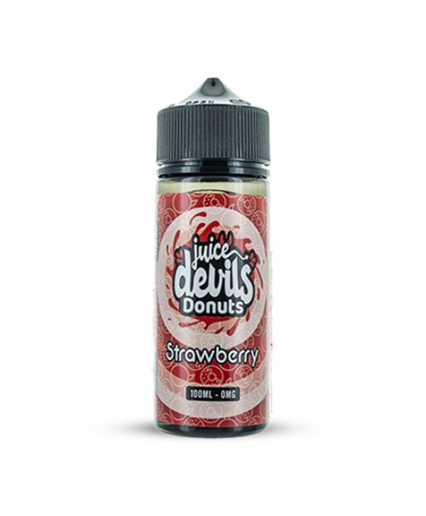 STRAWBERRY DONUT 0MG 100ML JUICE DEVILS