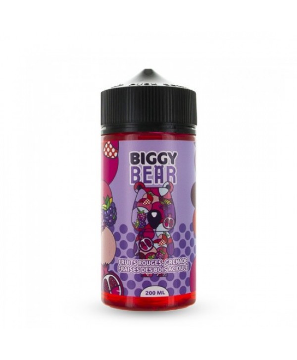 FRUITS ROUGES GRENADE FRAISES DES BOIS ACIDULEE 0MG 200ML BIGGY BEAR SECRETS LAB