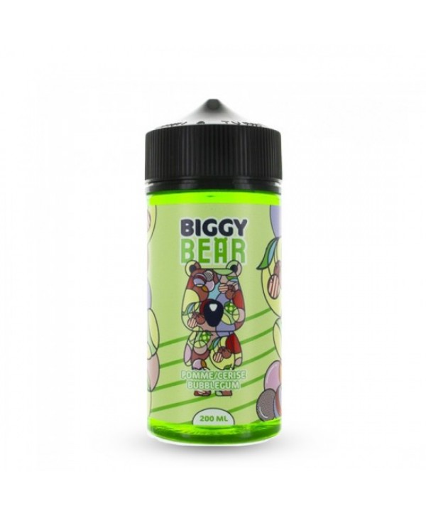 POMME CERISE BUBBLE GUM 0MG 200ML BIGGY BEAR