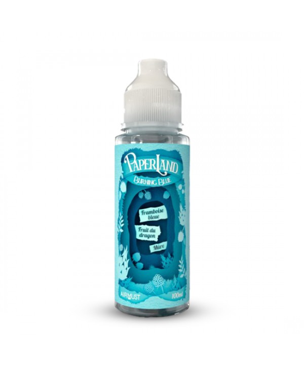 BURNING BLUE 0MG 100ML PAPERLAND AIRMUST