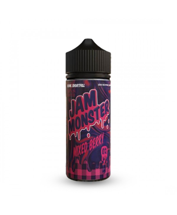 MIXED BERRY JAM 0MG 100ML JAM MONSTER