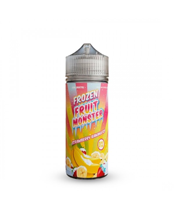 STRAWBERRY BANANA ICE 0MG 100ML FROZEN FRUIT MONSTER