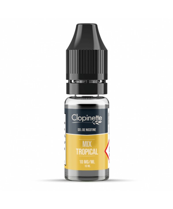 MIX TROPICAL SEL DE NICOTINE 10ML CLOPINETTE