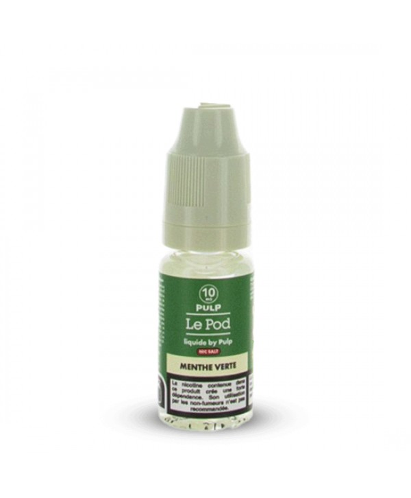 MENTHE VERTE SEL DE NICOTINE 10ML LE POD PULP