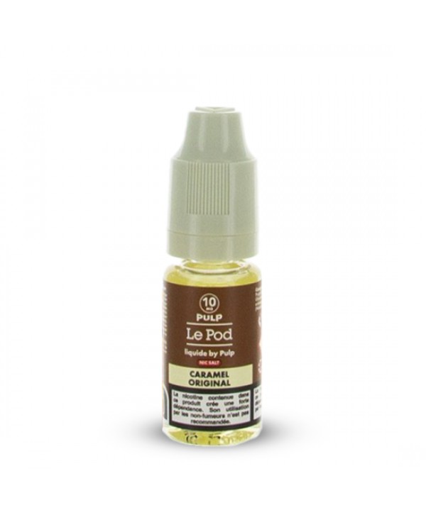 CARAMEL ORIGINAL SEL DE NICOTINE 10ML LE POD PULP