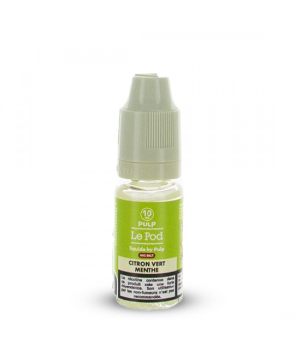 CITRON VERT MENTHE SEL DE NICOTINE 10ML LE POD PULP