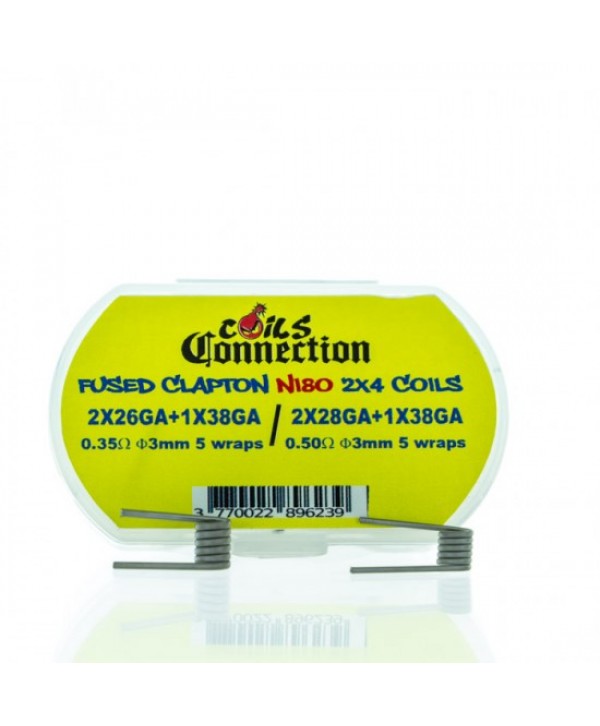 PACK DE 8 COILS FUSED CLAPTON COILS CONNECTION