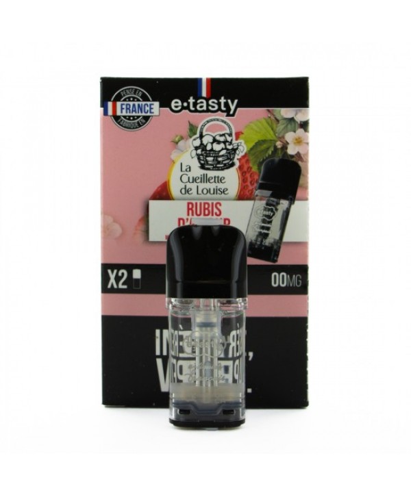 PACK 2 CARTOUCHES RECHARGE POD RUBIS D'AMOUR ETASTY