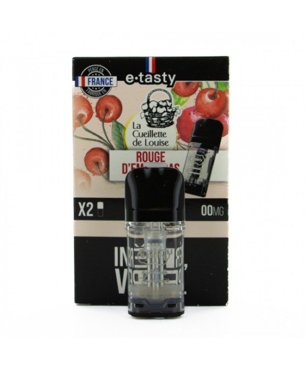 PACK 2 CARTOUCHES RECHARGE POD ROUGE D'EMBARRAS ETASTY