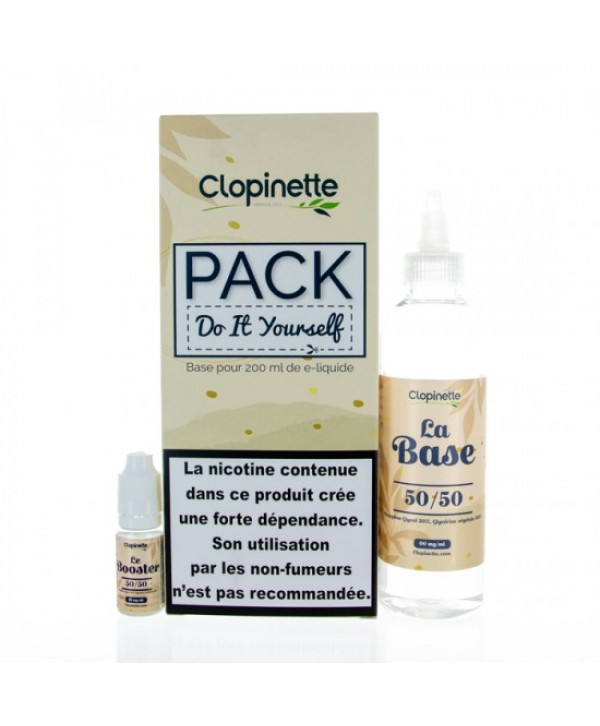 PACK DIY 200ML 50PG 50VG CLOPINETTE
