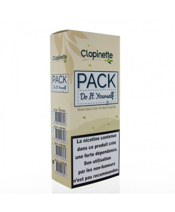 PACK DIY 200ML 50PG 50VG CLOPINETTE