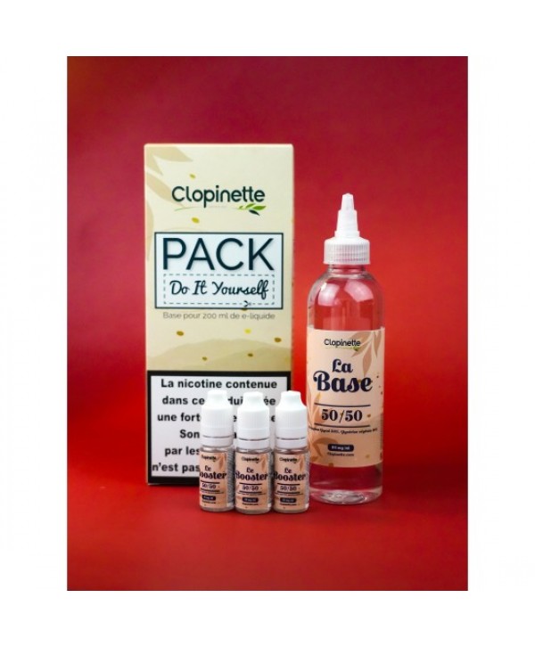 PACK DIY 200ML 50PG 50VG CLOPINETTE